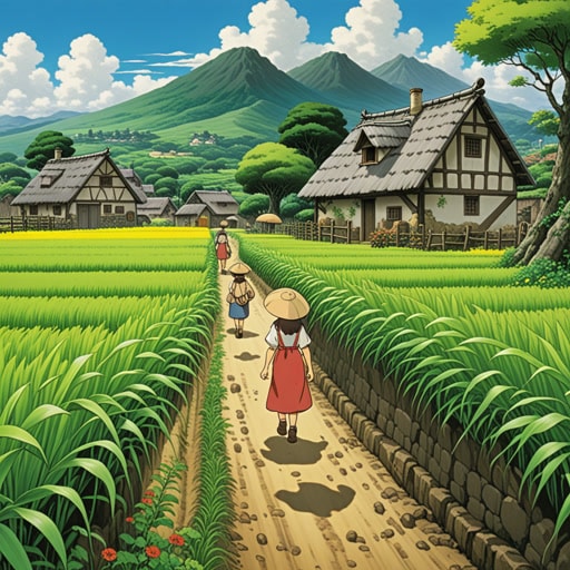 从前,在一个小村庄里,有一个关于奇迹的传说。村民们相信每过一百年,就会有一个奇迹发生,拯救他们免于灾难。有一年,一场严重的干旱袭击了村庄,庄稼开始枯萎。就在村民们快要失去希望的时候,一场细雨开始落下,使庄稼复苏,拯救了村庄。村民们欢呼雀跃,称这是他们期待已久的奇迹。