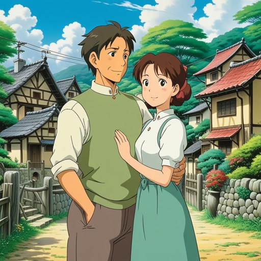 在一个小村庄里,住着一对以一夫一妻关系著称的夫妇。他们形影不离,他们的爱情故事激励了许多人。一天,一个陌生人来到村子,试图用财富和其他女人诱惑丈夫,但他忠于自己的誓言,记得他对妻子的承诺。他们的一夫一妻的纽带比任何诱惑都要强大。