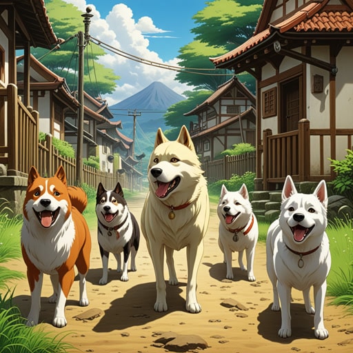在一个小村庄里,有一只以尖锐牙齿和攻击性行为著称的咬人狗。一天,一个陌生人来到村庄,被这只咬人狗迎接。陌生人小心翼翼,设法避开了狗的尖锐咬击,并后来学会了尊重狗的领地。