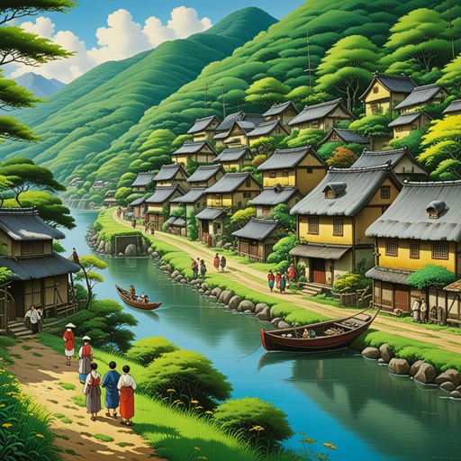 在一个小村庄里,住着一位以自然主义画作闻名的艺术家。他的作品如此生动逼真,常常让村民们误以为他们看到的是真实的场景。一天,一位富有的收藏家访问了这个村庄,他对艺术家的自然主义风格印象深刻,于是委托了一幅大画。艺术家花了数月时间捕捉当地风景的精髓,当这幅画最终揭幕时,它受到了敬畏和赞赏。