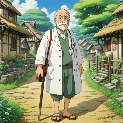 在一个小村庄里,有一位老人因为未治疗的糖尿病导致腿部坏死。村民们不知道他病情的严重性,以为他被诅咒了。一天,一位旅行医生来到村子,向他们解释了医学术语‘坏死’。经过适当的治疗,老人的病情有所改善,村民们也认识到了医学知识的重要性。