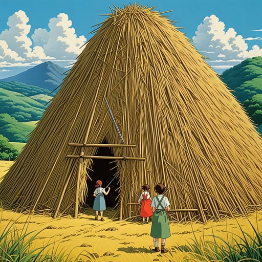 从前,有一个裁缝非常爱惜他的针。一天,他在干草堆中丢失了一根针。尽管困难重重,他决心要找到它。经过数小时的搜寻,他终于找到了那根针。这次经历教会了他小心处理工具的重要性。
