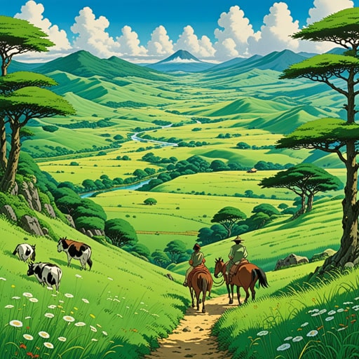 在广阔的草原上,这个部落实践着游牧生活,随着他们的畜群从一个地方迁移到另一个地方。一天,一个名叫阿亚的年轻游牧民发现了一个资源丰富的隐藏山谷。这一发现促使部落暂时定居,标志着他们游牧生活方式中罕见的暂停。