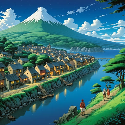 从前,一群探险家决定向北寻找一座传说中的城市。随着他们的旅行,景观变得越来越冷,夜晚也越来越长。一天晚上,当他们扎营时,注意到远处有一丝微弱的光。沿着光向北行进,他们发现了那座古老的城市,正如传说中所描述的那样。
