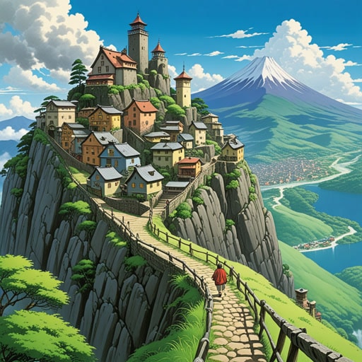 在一个小镇上,有一个名叫杰克的年轻人,他决心攀登最高的山峰,尽管当地人有警告。尽管天气恶劣,道路危险,杰克仍然坚持。尽管面临种种困难,他的决心使他登上了山顶,在那里他发现了一幅令人惊叹的景色和一种成就感。