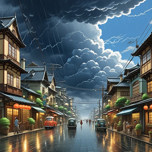 在这个繁忙的城市中,天气可以在几分钟内发生戏剧性的变化。气象中心使用实时预报来保持每个人的信息更新。一天,一场突如其来的暴风雨正在逼近,实时预报系统及时向城市发出了警报,避免了任何重大干扰。人们惊叹于信息提供的迅速,这都要归功于实时预报。