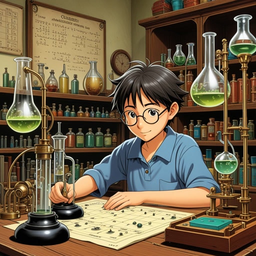 在一个一切都用数字衡量的世界里,一位名叫亚历克斯的年轻数学家正在解决一个复杂的数值问题。这个问题涉及计算化学反应中各种元素的数值。亚历克斯的数值技能受到了考验,因为他必须确保每个数值的准确性。经过数小时的计算,亚历克斯成功解决了问题,证明了科学中数值精确性的重要性。