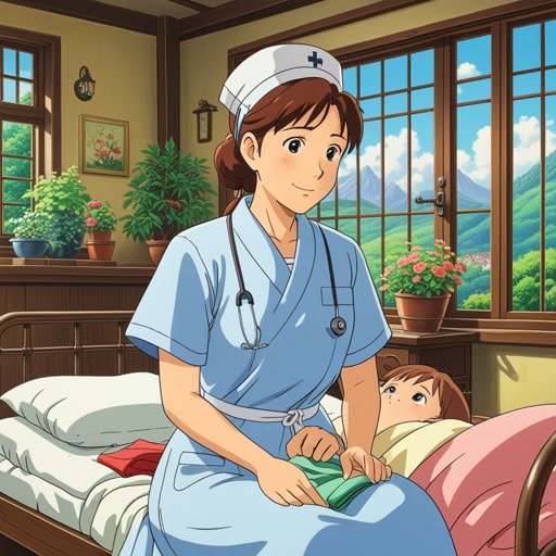 从前在一个小镇上,有一位敬业的护士名叫安娜。她以迅速和关怀的特质而闻名。一天,严重的流感爆发促使医院请求额外帮助。安娜护理病人恢复健康,确保每位患者都得到了所需的照顾。她的行为不仅挽救了许多生命,还赢得了整个社区的尊重和感激。