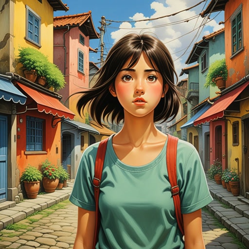 在一个小镇上,有一位以独特绘画风格著称的艺术家。他常常物化他的主题,将他们变成缺乏人类情感的抽象形式。一天,一位年轻女子,在他最新的画作中作为主题,感到被物化而深感受辱。她与艺术家对峙,解释了她如何感觉自己被简化为仅仅是视觉元素。这次对峙促使艺术家重新考虑他的方法,并开始以更多的深度和人性来描绘他的主题。
