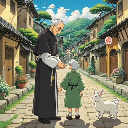 在一个小镇上,老市长去世的消息迅速传开。整个小镇的人都聚集起来参加他的葬礼,葬礼上充满了深深的失落和尊重。当牧师说安慰的话时,社区在共同的悲伤中感到一种联系,回忆起市长多年的服务和善良。