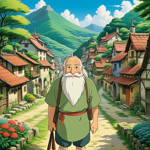 在一个小村庄里,住着一位被称为全知智者的老人。据说他知道世界上发生的所有事情。一天,一个好奇的旅行者来到村庄,向智者询问宇宙的秘密。智者带着温和的微笑,分享了他广博的知识,让旅行者对他的全知智慧感到敬畏。