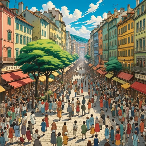 在繁忙的城市广场上,一位旁观者站在人群中,观看街头艺人的表演。这位旁观者好奇而着迷,被这热闹的气氛所吸引。当表演者们以其技艺令人眼花缭乱时,旁观者感觉自己也是这充满活力的场景的一部分,尽管他只是在观看。