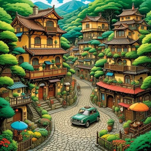 在一个小镇上,有一位以精美装饰闻名的艺术家。每年,他都会用各种装饰品装饰镇广场,使其变成色彩和形状的奇观。有一年,他决定创作一种特别的装饰,结合自然和艺术的元素。结果是一个令人叹为观止的展示,不仅美化了小镇,也激发了许多年轻艺术家的灵感。