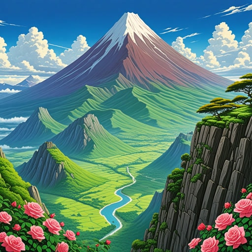 在古代,大地平坦而广阔。一天,来自地球深处的强大力量开始向上推动,引发了造山运动。经过数百万年,陆地隆起并裂开,形成了雄伟的山脉。这些山脉成为了多种物种的家园,也是无数传说的源头。