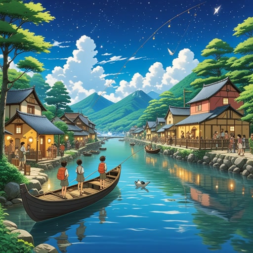 从前,在一个小镇上,有一个庆祝户外美景的节日。来自四面八方的人们来享受户外活动,如徒步、钓鱼和野餐。节日的亮点是在星空下的户外音乐会,每个人都在一起跳舞和唱歌,真正欣赏户外自由和欢乐。