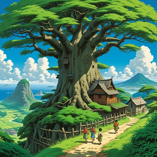 在一个小村庄里，有一棵被称为最外围哨兵的大树。它离村庄中心最远，保护村民免受强风的侵袭。一天，一群旅行者在它的最外层树枝下寻求庇护。他们惊叹于这棵最外围的树如何为抵御自然元素提供了如此强大的防御。