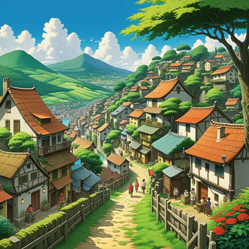 在一个远离喧嚣城市的小村庄里,住着一群珍视他们偏远生活方式的人。一天,一位旅行者来到这里,寻求远离城市混乱的庇护。村民们欢迎他,并展示了他们偏远土地的美丽,那里自然繁荣,生活简单。旅行者被他们平静的生活所启发,决定留下来帮助保护他们的偏远家园。
