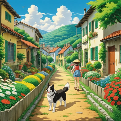 曾经,在一个繁华的城市中,有一个被称为郊区的宁静地带。住在那里的人们享受着远离城市喧嚣的宁静和新鲜空气。一天,一个新家庭搬到了郊区,被其宁静的环境所吸引。他们很快适应了这种慢节奏的生活,从简单的活动如园艺和在附近的田野里遛狗中找到了乐趣。