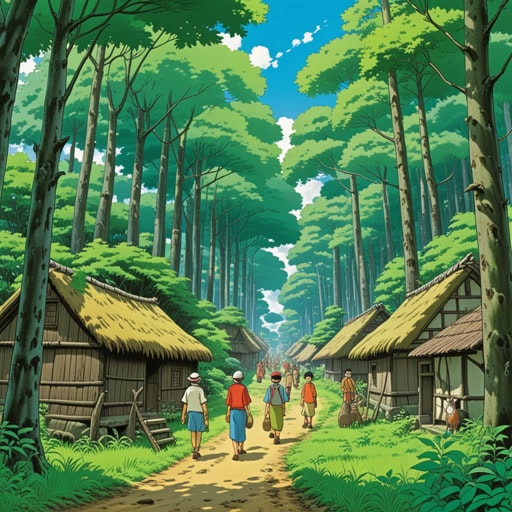 在一个小村庄里,人们严重依赖附近的森林维持生计。随着时间的推移,他们对资源的需求增加,开始过度开发森林。树木无节制地被砍伐,野生动物开始消失。一天,一位智者指出他们的行为正在造成不可逆转的损害。这一认识促使村民们采取可持续的做法,确保森林的健康,为子孙后代。
