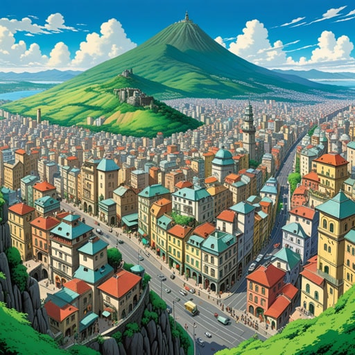 从前,在一个繁忙的城市里,有一座高楼可以提供整个区域的全景。人们会来这座建筑,以感受城市的布局和美丽。一天,一位好奇的旅行者爬到顶楼,被全景所震撼。他可以看到繁忙的街道、宁静的公园和远处的山脉。这个全景激发了他探索城市每一个角落的灵感,使他的旅程难以忘怀。