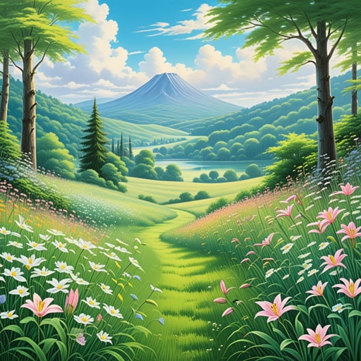 在一个小艺术工作室里,一位名叫莉莉的画家正在创作一幅新作品。她选择了彩色粉笔,因为它们柔和而细腻的颜色。当她在画布上混合彩色粉笔时,一个宁静的草地场景出现了。柔和的色调给艺术品带来了一种温柔和宁静的效果,吸引了许多仰慕者。莉莉使用彩色粉笔不仅突出了她的艺术技巧,也给观众带来了一种平和的感觉。