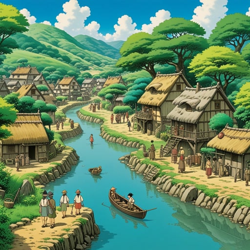 在一个小村庄里,由于长时间的干旱,水源非常缺乏。村民们艰难求生。一天,一位智者建议他们挖井。按照他的建议,他们发现了一个隐藏的泉水,解决了水源不足的问题,拯救了整个村庄。
