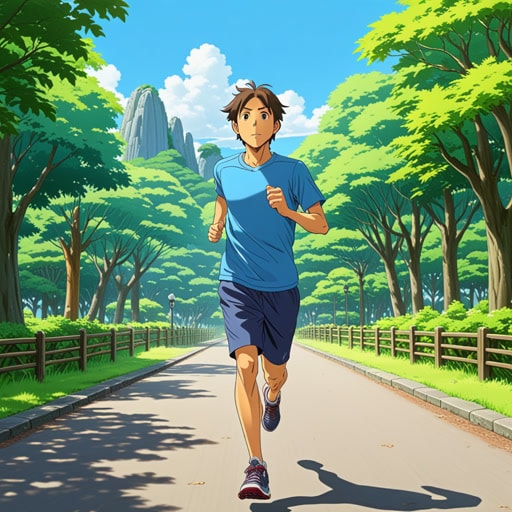 在酷热的夏日里,约翰决定在公园慢跑。随着他加快速度,他开始出汗。汗水从他的额头滑落,稍微给他带来了一丝凉意。他意识到,出汗不仅是降温的方式,也是良好锻炼的标志。