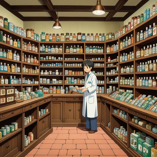 在一个小镇上,有一家众所周知的药店,人们都去那里买药。一天,一个小男孩蒂姆生病了,他的母亲带他去了药店。药剂师,一个善良的老人,迅速为蒂姆准备好了药物。多亏了药店迅速的服务,蒂姆很快就康复了。