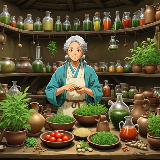 在古代,有一位名叫艾拉的智者,她用草药制剂为村民治病。一天,一种神秘的疾病袭击了村庄,艾拉不得不研制一种新药来治疗。经过数天的研究和实验,她终于找到了正确的草药组合。这种新药效果奇佳,村民们很快就恢复了健康。