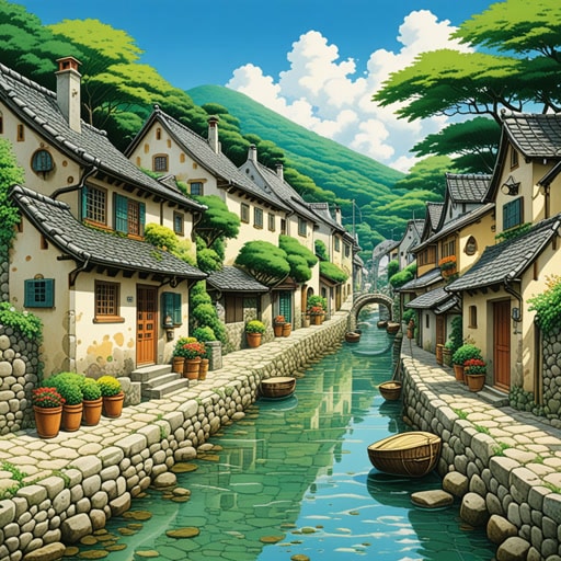 在一个小村庄里,有一口由多孔石制成的井。这口井非常独特,因为它可以让水通过石头过滤,使水变得干净纯净。一天,一个路过的旅行者注意到了这口井,并对它的多孔特性感到惊奇。他取了一些水,发现这是他尝过的最好的水。这口多孔井因此变得有名,远近的人们都来品尝它的纯净水。