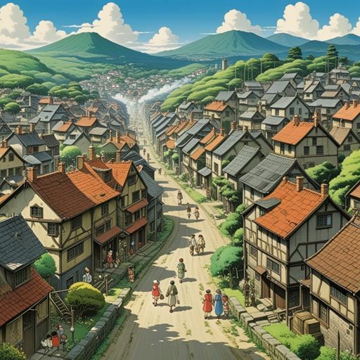 在战后时期,一个小城镇努力重建。人们团结一致,怀着对更好未来的希望。他们建造了新家园、学校和企业,将曾经战争蹂躏的景象转变为一个繁荣的社区。这种团结和坚韧的精神定义了战后时期。