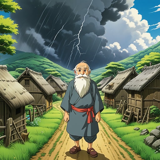 在一个小村庄里,住着一个以预知能力闻名的老人。一天,他预言了一场将摧毁村庄的严重风暴。他的预知警告使村民们能够做好准备,减少损失。老人的先见之明不仅挽救了生命,还赢得了全村人的尊敬。