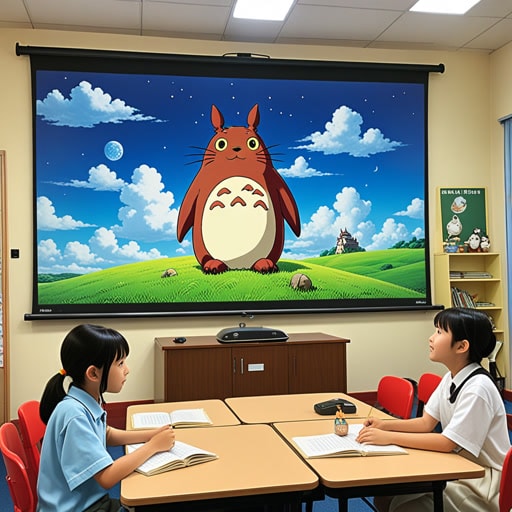 在一个小教室里,有一台新的投影仪。这是一台数字投影仪,能够显示高质量的图像。一天,老师决定用它来进行一堂特别的课。投影仪完美地工作,将清晰生动的图像投射到屏幕上,使课程对学生来说更加吸引人和难忘。虽然投影仪只是一个机器,但它在提升学习体验中扮演了关键角色。