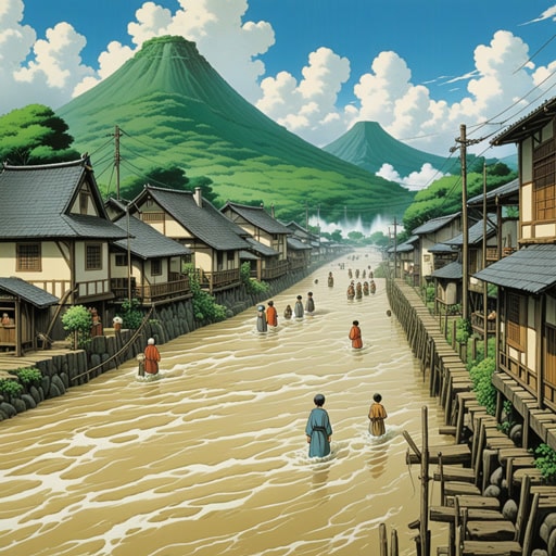 在古代,有一个以预言能力著称的人。人们从四面八方赶来听他的预言。一天,他预言了一场大洪水即将来临。村民们起初持怀疑态度,但当洪水上涨时,他们意识到他的话是真的。他的预言警告拯救了许多生命。