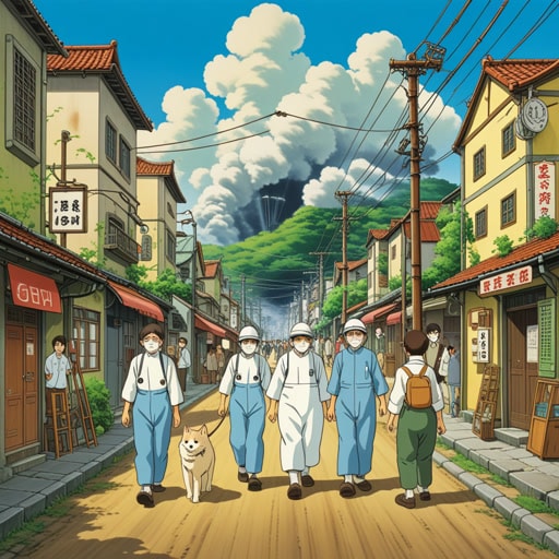在一个小镇上,有一个生产放射性材料的老工厂。一天,发生了泄漏,促使镇上的人们疏散。科学家们迅速赶到,测量放射性水平并确保该地区的安全。由于他们的迅速行动,情况得到了控制,小镇再次安全了。