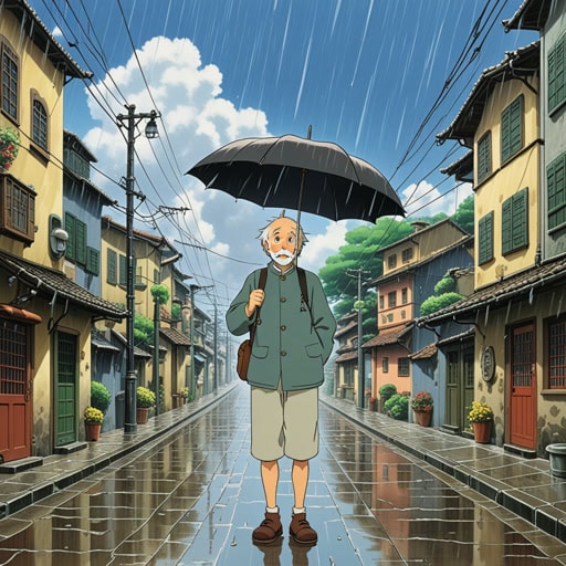 在一个小镇上,有一位以准确预测天气而闻名的老人。一天,一位年轻的旅行者问他:‘你认为明天会下雨吗?’老人沉默片刻,认真地估计后回答:‘是的,我认为会。’果然,第二天下了大雨,年轻人对老人的预测能力感到非常惊讶。