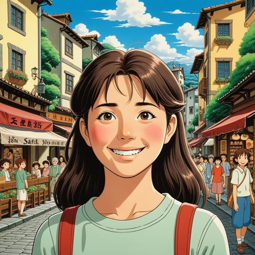 在一个人群拥挤的市场中,萨拉发现了一个她过去熟悉的面孔。那是她的老朋友约翰。尽管岁月流逝,约翰的笑容依然可辨。他们高兴地互相问候,回忆起他们共同的记忆。