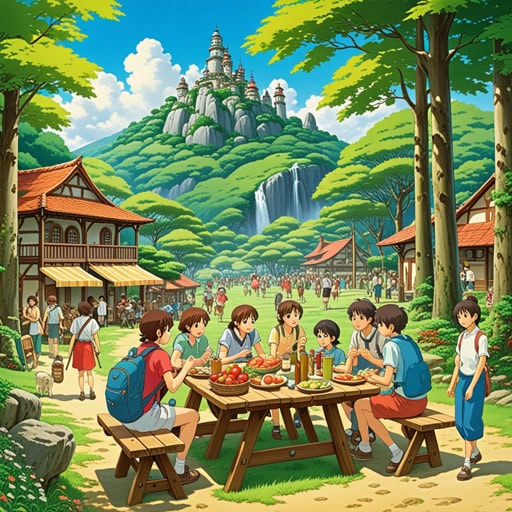 在一个小镇上,有一个以其娱乐设施而闻名的大型公园。来自四面八方的人们都会来这里享受娱乐活动,如徒步、野餐和运动。一个阳光明媚的日子,一群朋友决定出去玩一天。他们玩游戏,野餐,欣赏美丽的风景。这个娱乐公园不仅提供了乐趣,还帮助他们放松和恢复活力。