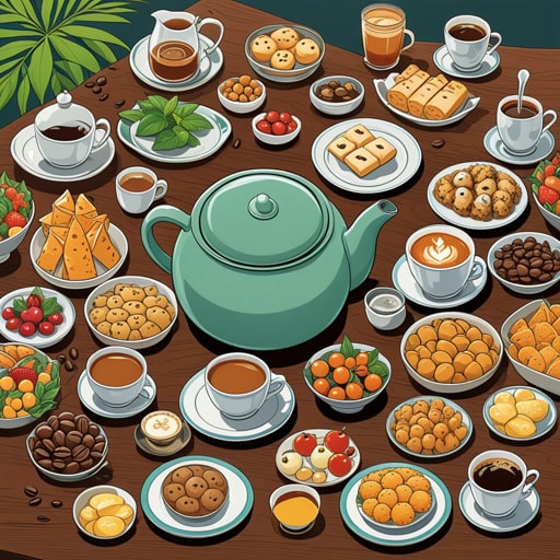 在一个长时间的会议中,组织者提供了小吃和饮料以保持与会者的精力。这些小吃包括咖啡、茶和各种点心。这些小吃和饮料不仅满足了与会者的饥饿,也让他们精神焕发,更好地专注于演讲。