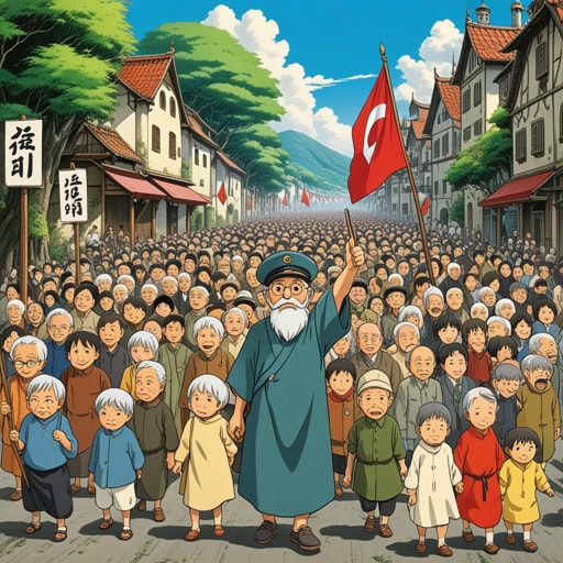 在一个小国,旧政权以其严格的规则和缺乏自由而闻名。人民渴望改变,最终通过和平抗议,一个新的政权建立了。这个新政权专注于民主和人权,给国家带来了希望和进步。