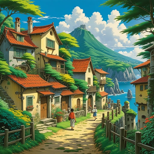 在一个小村庄里,住着一位画家,他的画作非常有名。他的作品远近闻名,来自世界各地的人们都来欣赏他的杰作。一天,一位有抱负的年轻艺术家来拜访他,寻求指导。这位著名的画家分享了他的智慧和技术,激励年轻艺术家创作出自己的著名作品。