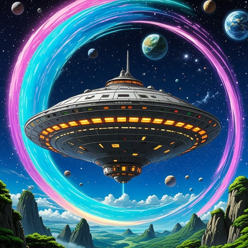 在遥远的星系中,有一颗名为新星的恒星。新星的独特之处在于它能以各种颜色重新发射能量。一天,一艘经过的宇宙飞船探测到了这些多彩的辐射,并跟随它们找到了新星。船员们发现,新星能够重新发射能量的原因是其核心中的一种稀有元素。这一发现导致了地球上能源技术的突破。