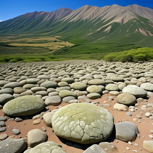 在一个遥远的国度,有一座完全由流纹岩构成的山。当地人相信这座山是神赐的礼物,因为它独特的美丽图案。一天,一位地质学家访问了这个地区,并对流纹岩的组成感到惊讶。他研究后发现,流纹岩是在数百万年前的火山爆发中形成的。这一发现不仅增加了这座山的意义,还为该地区的地质历史提供了宝贵的见解。