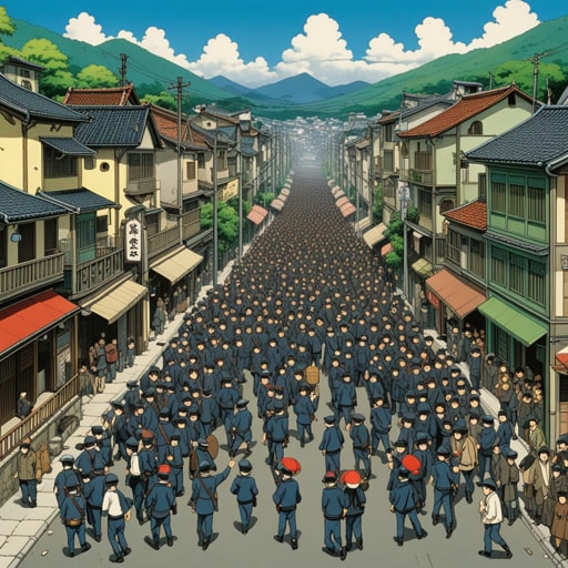 在一个小镇上,一场突如其来的经济危机引发了市民的暴乱。暴乱者要求更好的生活条件和公平对待。当地政府被这种情况压得喘不过气来,于是召集了防暴警察来恢复秩序。经过几天的谈判,政府同意解决市民的关切,暴乱逐渐平息。