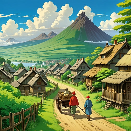 从前,在俄罗斯广袤的土地上,有一个以美丽风景和友好人民而闻名的小村庄。村民们与自然和谐共处,他们的生活深受俄罗斯丰富文化传统的影响。一天,一位远方的旅行者来到这个村庄,被当地人的热情和好客所打动。他了解了俄罗斯的历史,它的挣扎与胜利,并被其人民的坚韧所鼓舞。这次经历促使他向世界分享俄罗斯的故事,传播对这个独特国家的知识和欣赏。