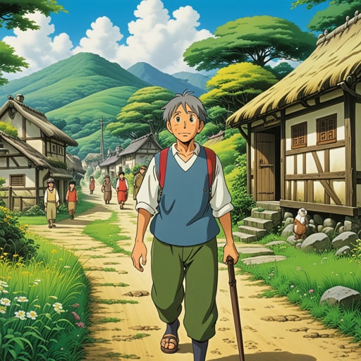 在一个小村庄里,住着一位以智慧见解著称的老者。每当村民们面临艰难的决定时,他们都会寻求他的建议。一天,一个年轻人带着问题来找他。老者仔细聆听后,给出了一个智慧的解决方案,这不仅解决了年轻人的眼前问题,还引导他走上了更明智的人生道路。