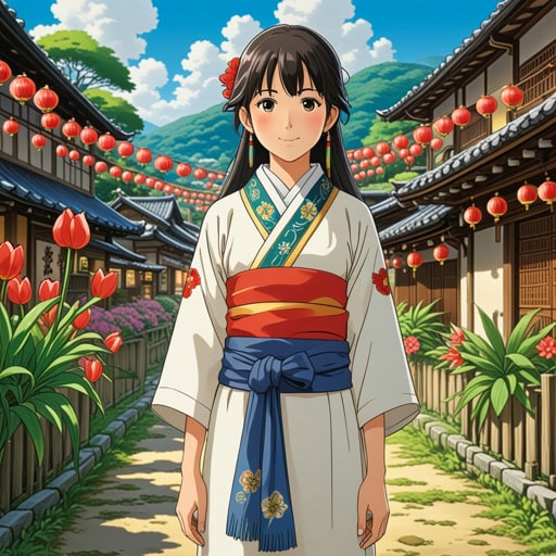 在一个小村庄里,有一个传统,每年节日中最受尊敬的人会佩戴一条特别的肩带。今年,一位名叫莉莉的年轻女子因其对社区的贡献而被选中。这条肩带装饰着复杂的花纹,是她成就的象征。当她走过节日现场时,每个人都赞赏这条美丽的肩带和佩戴它的人。