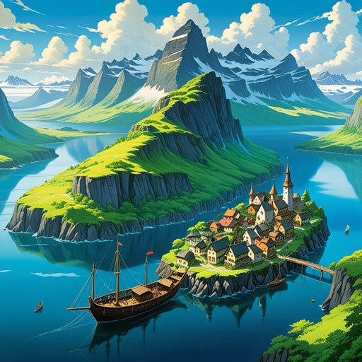 在斯堪的纳维亚这片土地上,峡湾深深地切割着大地,极光在夜空中舞动,居住着一群冒险家。他们被丰富的维京历史和家乡迅速变化的美景所启发。一天,一张神秘的地图被发现,促使他们探索斯堪的纳维亚未知的领域。他们的旅程带领他们发现了古老的文物和令人惊叹的风景,永远地塑造了他们对这片称之为家的土地的理解。