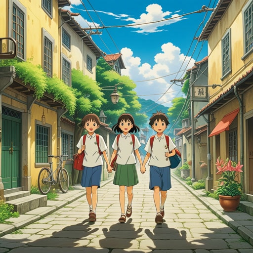从前,在一个小镇上,有一所学校,许多孩子在那里学习。其中,两个同学,杰克和莉莉,形影不离。他们一起学习,一起玩耍,甚至共享午餐盒。一天,杰克随家人搬走了,莉莉非常想念他。多年后,在一次学校聚会上,他们再次相遇,他们的友谊依旧坚不可摧。