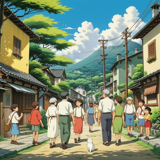 在一个小镇上,两个邻居之间的小争执升级成了一场混战。他们的扭打声吸引了整个社区的注意。幸运的是,一位智慧的长者介入并平息了局势,提醒每个人和平与理解的重要性。